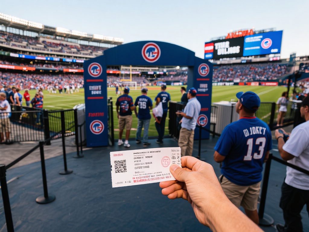 入场时，记得携带电子票或纸质门票，并提前了解球场的